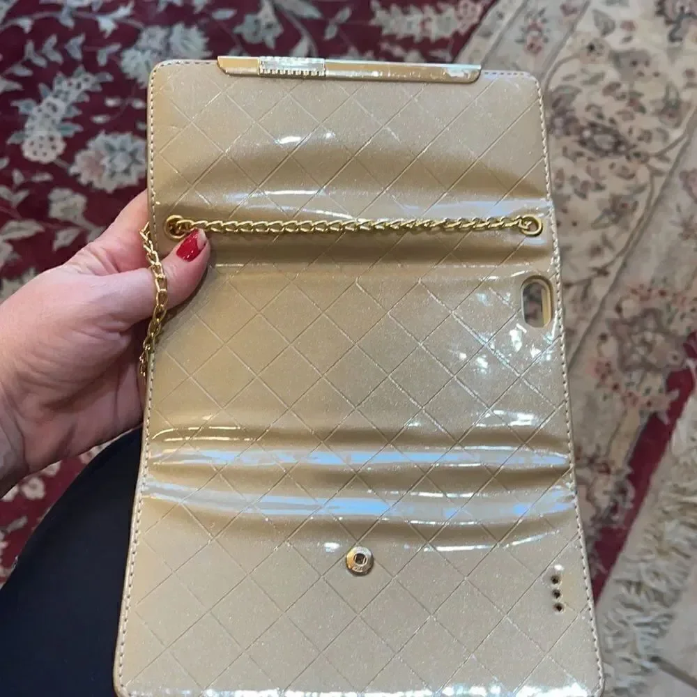 PHONE CLUTCH Wallet with Chain Jewel Strap!